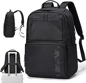 VNINE Laptop Backpack for Men Women 15.6 Inch Work Travel Backpacks Casual College Bookbag Waterproof Business Computer Backpack for Nurse Teacher School Backpack Black