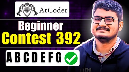 Highlight: Atcoder Beginner Contest 392 Solution Discussion (All Problems)