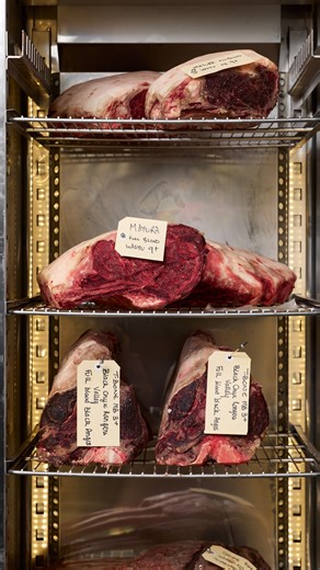 Fatcow Brisbane on Instagram: "Dry aging isn’t hidden here, it’s honoured. Time deepens flavour, concentrates richness, and transforms good beef into something extraordinary. That’s why we show it proudly. Welcome to the new year! Discover more through our link in bio. #FatcowOnJamesSt #steakrestaurant #thisisbrisbane"
