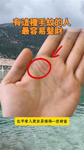 有這種手紋的人最容易發財#命理 #手相 #運勢 #玄学