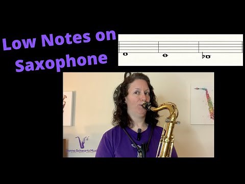 1 Tip For Playing Low Notes on Saxophone