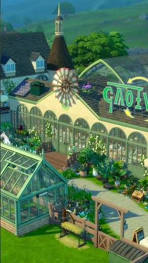 The Sims: Farm Shop + Garden Center Build | Small Business Idea!