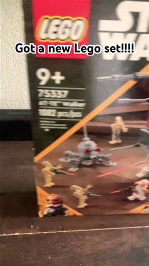 Im super hyped my first 100 piece Lego set!!!#lego #legostarwars #relatable#viral #funny #starwars