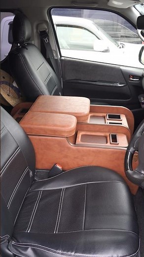 Nitanda-san installing an original center console in his beloved Hiace Wagon #shorts