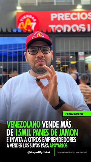 MINIMARKET / PRECIOS BAJOS TODOS LOS DÍAS 📢 on Instagram: "Desde noviembre, Tiendas A7 puso en vitrina un producto que rápidamente se transformó en tendencia dentro de la comunidad venezolana en Chile: el pan de jamón a solo $7.900. Económico, bien resuelto y con un ingrediente clave de alta calidad —el jamón—, este pan no solo cumplió con el precio, sino también con el sabor y la tradición. En apenas dos meses, Tiendas A7 logró vender más de 15.000 panes de jamón, consolidándose como uno de lo