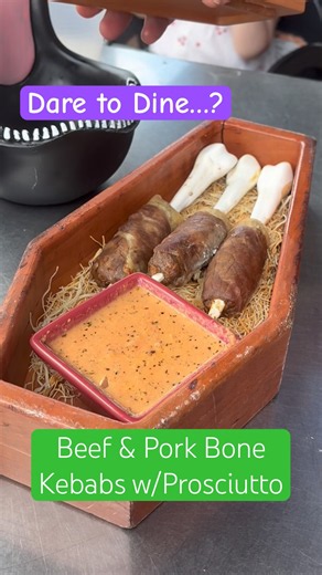 Bone Kebabs from Disney Springs Halloween Themed Bar! Will You Dare to Dine?