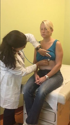 MATURE CHEST 🍒 Deep Breathing Sounds #asmr #medical #exam #beautiful #girls