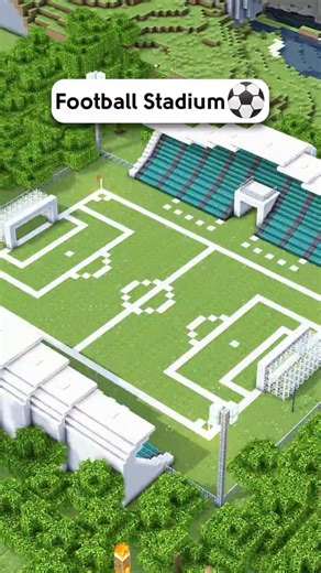 I Built the ULTIMATE Football Stadium in Minecraft!