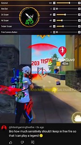 How much sensitivity use legend 😱 #viral #reel | Hitesh Gaming