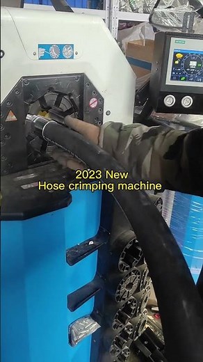 Hydraulic hose crimping machine for high pressure hose 1/4'' to 2''