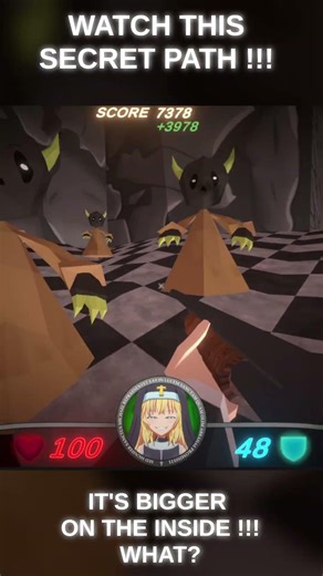 Secret non euclidean area #gamedesign #gamedev