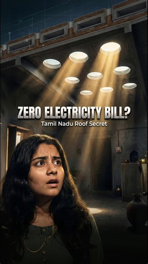 Zero Electricity Bill? India’s Smart Roof That Brings Free Sunlight #shorts #facts