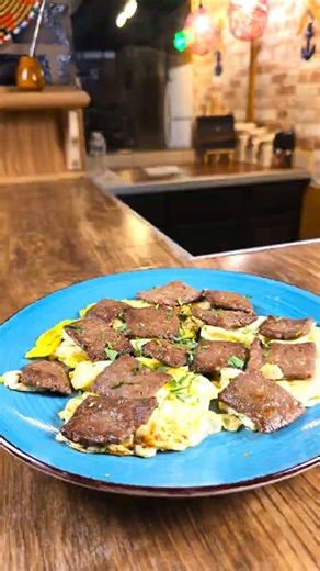 I Made Iraqi Style Pastirma with Eggs and It Was Incredible #recipe #shortvideo #cooking #food #chef