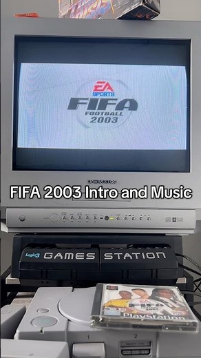 FIFA 2003 intro and music ps1 #90sgaming #playstation #nostalgiaplaystation #retrogamer #gaming