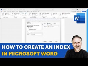 How to Create an Index in Word
