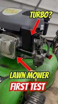 Testing the draw through “turbo” on this mower! #kyle #turbo #mower