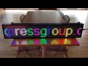 FULL COLOUR LED SCROLLING DIGITAL PROGRAMMABLE MOVING MESSAGE SIGN DISPLAY - High Brightness