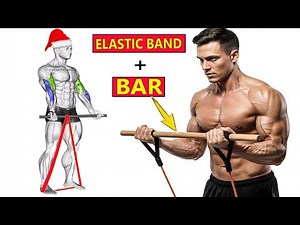 Best Resistance Band Workout with BAR at Home ( 5 Effective Exercises )