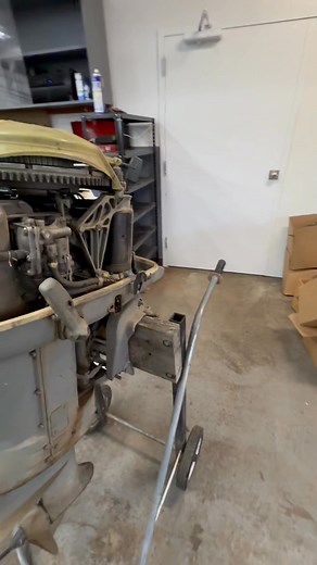 This engine came in last night from Woodies Restorations in Jamestown Kentucky. They are restoring the wooden boat that it goes on. And we are repairing the motor and then they will restore the paintwork. I will keep you posted as it progresses. | Cascade Classic Outboards