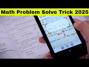 Maths Solution App | Math ki Problem Solution Best Application | Fast Math Question Solved Apps 2024