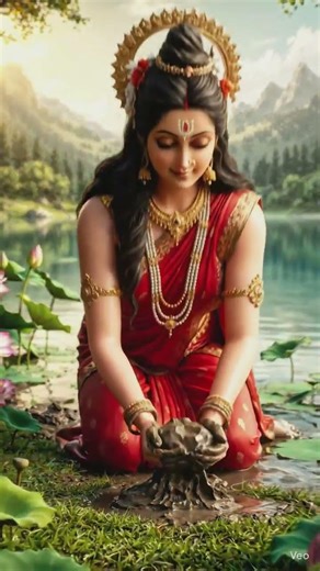 parvati ma making to mahadev ji Ka murti banay ##art
