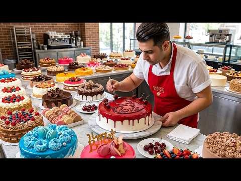 Amazing Cake Factory! 100+ Fresh Cream Cakes Made Daily | Most Satisfying Baking