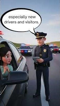Slowing Down for Police on the Highway — What Every International Driver Must Know #englishtips #esl
