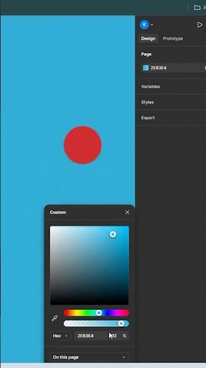 How to Change Background Color & Opacity in Figma | Shorts | #uiux #figma #designtips