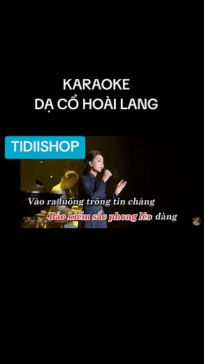 Dạ Cổ Hoài Lang Karaoke - Hát Cải Lương Nữ