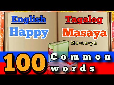English to Tagalog Translation 100 Common Words 2020
