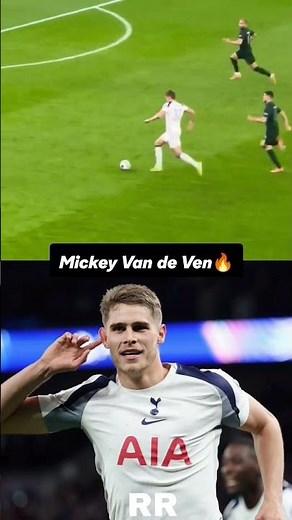 Mickey Van de Ven Amazing Solo Goal for Tottenham vs Copenhagen in the Champions League #football