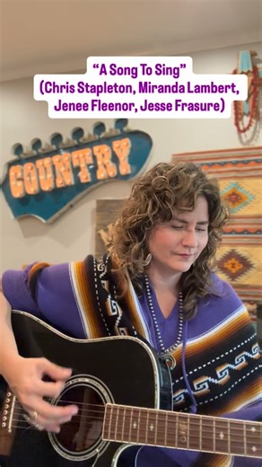 JЄƝЄЄ FԼЄЄƝƠƦ ​🙋🏻‍♀️🎻🎧 on Instagram: "My little take on “A Song to Sing” that I co-wrote with @mirandalambert @chrisstapleton @telemitry. (Wish I could play fiddle at the same time!) 🎻💫 (Also thanks to @morganestapleton for this beautiful #turquoise necklace she gifted me at the end of @georgestrait tour last year! It’s seriously one of my FAVS!! 🥹🥰🫠🩵) #asongtosing #mirandalambert #chrisstapleton"