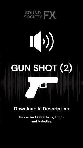 Single Gun Shot Sound Effect (2) 🔫🔊 #soundeffects #soundfx #sounds
