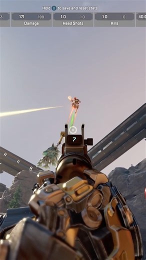 Messing around in Apex legends firing range