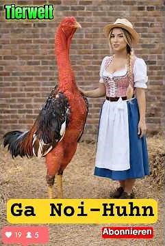 Ga Noi: Vietnam-Kampfhuhn mit NACKTEM Hals & Froschaugen?! 😱🐓