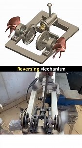Reversing mechanism #howitwork #mechanism #mechanical Mechanical and Automation Systems | Mechanical and Automation Systems