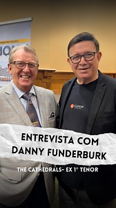 Hoje tivemos o privilégio de entrevistar o Danny Funderburk, foi o 1° tenor do grupo The Cathedrals Quartet!! Danny nasceu em 1954 e entrou no quarteto The Cathedrals em 1983, mesmo após quatro AVCs e um ataque cardíaco, Danny continua louvando ao Senhor através da música.❤️‍🔥 | Cânticos Vocal