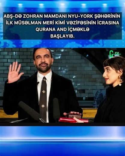 Nyu-York meri Qurana and içdi