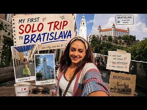 I Finally Did It! ✈️ My First Solo Trip to Slovakia