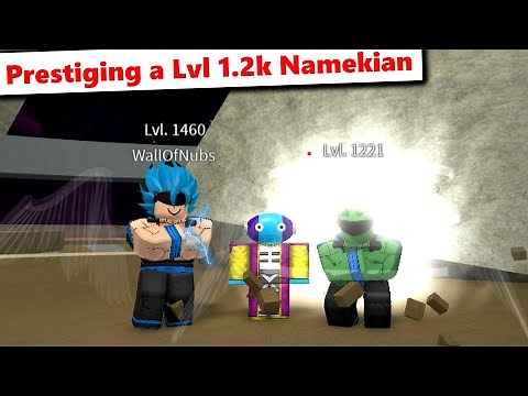 Prestiging a Lvl 1200 Rebirth Namekian | DBZ Final Stand