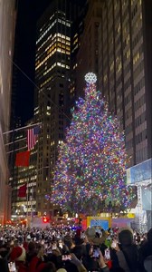 45K views · 849 reactions | New York stock exchange tree is lit for the 2025 season 朗. Have you ever been to see this Christmas tree in New York. | MY NYC Bucket List | Facebook