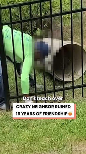 Crazy neighbor ruined 16 years of friendship