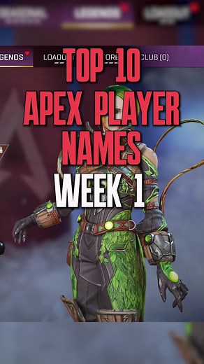 Top 10 Funny & Unique Apex Legends Gamer Tags of the Week