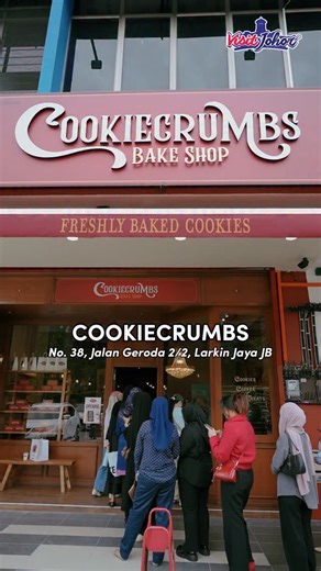 Visit Johor on Instagram: "It’s happening todayyy! Welcome to Johor Bahru Cookiecrumbs Bake Shop @cookiecrumbs_johor @cookiecrumbs.my🤎🍪 📍38, Jalan Geroda 2/2, Larkin Jaya ⏰ 11am-11pm (Setiap Hari)"