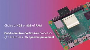 RasTech Raspberry Pi 5 Kit 8GB RAM with 27W PD Power Supply 5.1V5A,Heat Sinks and Raspberry Pi 5 8GB Board Included