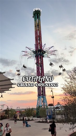GUYS! @visitcotaland is having its grand opening on Saturday, September 26th, and this is going to be a new Austin favorite. It’s a 30-acre theme park with over 30 rides and attractions, including: 🎢5 roller coasters 🎡lots of kiddie rides 💦water rides 💦splash pad 🎯carnival games 🏎️kiddie carts and gokarts 💎gem mining 🍕lots of food options 🎉SO MUCH MORE! 🚨COTALAND’s much anticipated grand opening will be on Saturday, Sept 26th, from 4 pm - 10 pm 🎟️Buy passes for the opening day ($99, i