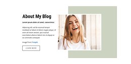 Fashion and lifestyle blogger - Html Code Example by Nicepage