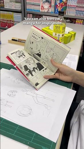Manga drawing workshop in Akihabara, Tokyo