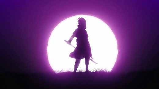 Sasuke Uchiha Silhouette Live Wallpaper - WallpaperWaifu