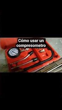 Como usar un compresometro #mecanica #compresometro #motor